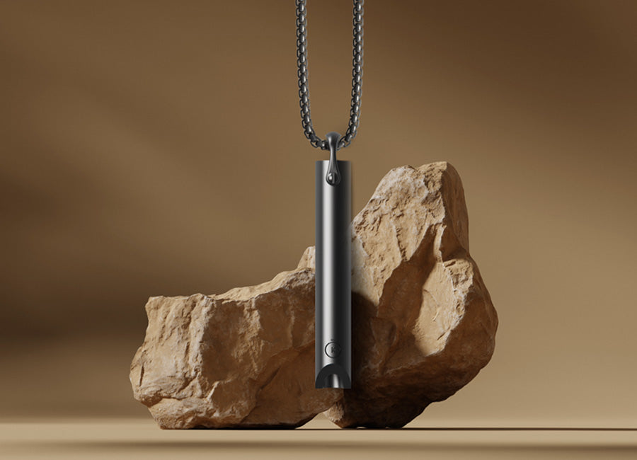 breathing necklace to quit vaping